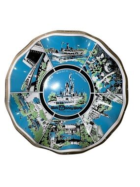 70s vintage Walt Disney World Decorative - Trinket Dish - Ashtray - Ring Dish